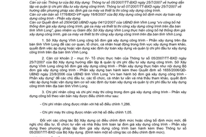 Công văn 204/SXD công bố đơn giá xây dựng công trình - Phần xây dựng