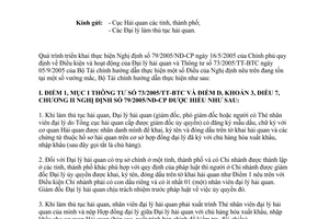 Công văn 17511/BTC-TCHQ  hướng dẫn cụ thể nội dung TT 73/2005/TT-BTC