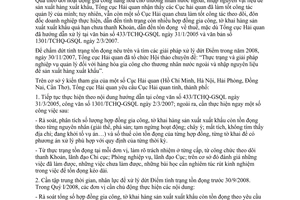 Công văn  7264/TCHQ-GSQL tiếp tục chấn chỉnh quản lý hàng gia công, hàng sản xuất xuất khẩu