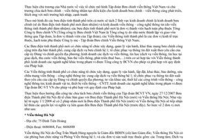 Công văn 7024/CV-VP  báo cáo thực hiện chia tách bưu chính viễn thông của Bưu điện Hà Nội