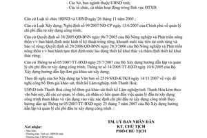 Công văn 5249/UBND-CN công bố Đơn giá khảo sát thiết kế Lâm nghiệp