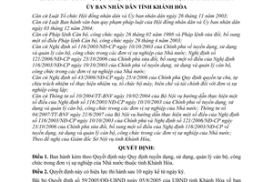 Quyết định 78/2007/QĐ-UBND tuyển dụng, sử dụng, quản lý cán bộ, công chức