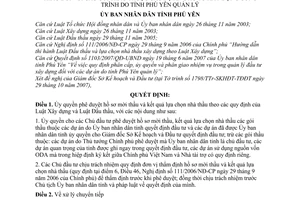 Quyết định 2289/2007/QĐ-UBND ủy quyền phê duyệt hồ sơ mời thầu