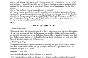 Thông tư 179/2007/TT-BQP hướng dẫn công tác thi đua, khen thưởng lực lượng dân quân tự vệ