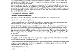 Thông tư 145/2007/TT-BTC phương pháp xác định giá đất khung giá đất hướng dẫn thực hiện Nghị định 188/2004/NĐ-CP 123/2007/NĐ-CP