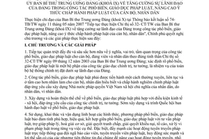 Nghị quyết 61/2007/NQ-CP tiếp tục thực hiện Chỉ thị 32-CT/TW tăng cường phổ biến giáo dục pháp luật, nâng cao ý thức chấp hành pháp luật