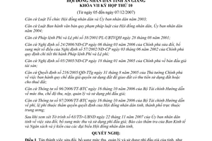 Nghị quyết 24/2007/NQ-HĐND sửa đổi mức thu quản lý sử dụng phí đấu giá An Giang