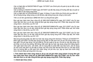 Hướng dẫn 584B/HD-XD phương pháp lập dự toán xây dựng công trình