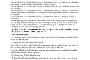 Thông tư 11/2007/TT-BXD quản lý vật liệu xây dựng hướng dẫn thực hiện Nghị định 124/2007/NĐ-CP
