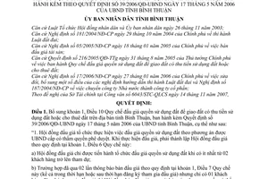 Quyết định 81/2007/QĐ-UBND bổ sung Quy chế đấu giá quyền sử dụng đất để giao đất