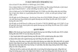 Quyết định 4390/QĐ-UBND phê duyệt quy hoạch phát triển ngành thương mại