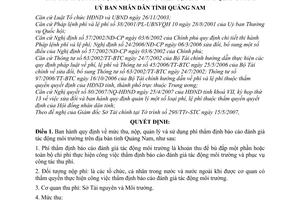Quyết định 54/2007/QĐ-UBND mức thu nộp quản lý sử dụng phí thẩm định