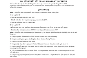 Nghị quyết 08/2007/NQ-HĐND chương trình giám sát của Hội đồng nhân dân quận 5 năm 2008 quận 5