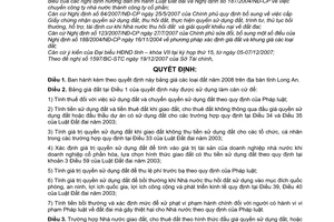 Quyết định 53/2007/QĐ-UBND bảng giá đất năm 2008 tỉnh Long An