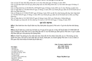 Quyết định 30/2007/QĐ-UBND  phân cấp quản lý Nhà nước về giá