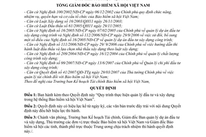 Quyết định 1492/QĐ-BHXH Quy trình quản lý đầu tư xây dựng hệ thống Bảo hiểm xã hội Việt Nam