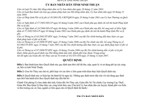 Quyết định 340/2007/QĐ-UBND tạm thời chế độ thu, nộp, quản lý sử dụng phí cảng bến cá tỉnh Ninh Thuận