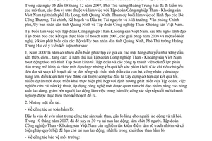 Thông báo 269/TB-VPCP kết luận Phó Thủ tướng Hoàng Trung Hải buổi làm việc Tập đoàn công nghiệp than khoáng sản Việt Nam