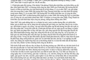 Nghị quyết 62/2007/NQ-CP phiên họp Chính phủ thường kỳ tháng 12 năm 2007