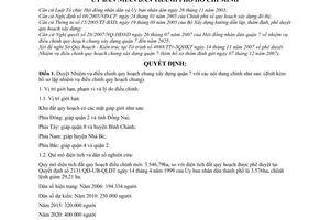 Quyết định 5665/QĐ-UBND duyệt nhiệm vụ điều chỉnh quy hoạch chung xây dựng quận 7, thành phố Hồ Chí Minh