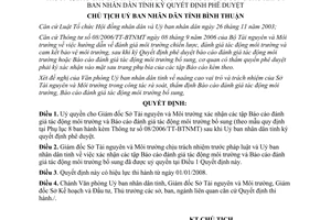 Quyết định 3333/QĐ-UBND năm 2007 ủy quyền xác nhận báo cáo đánh giá tác động