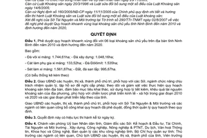 Quyết định 2908/QĐ-UBND phê duyệt quy hoạch khoanh vùng