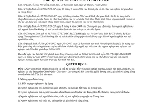 Quyết định 2405/QĐ-UBND năm 2007 chế độ trợ cấp đối với người nghiện ma tuý