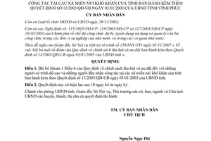 Quyết định 65/2007/QĐ-UBND bãi bỏ Quy định về chính sách thu hút và ưu đãi