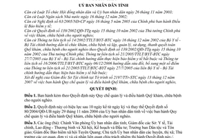 Quyết định 45/2007/QĐ-UBND Quy chế quản lý điều hành Quỹ khám, chữa bệnh