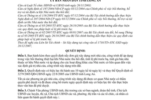 Quyết định 56/2007/QĐ-UBND đơn giá xây dựng mới nhà cửa, công trình