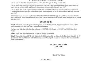 Quyết định 85/2007/QĐ-UBND điều chỉnh nguồn vốn hỗ trợ đầu tư y tế Bình Thuận