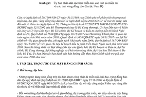 Công văn 20/UBDT-CSDT hướng dẫn chính sách trợ giá, trợ cước vận chuyển