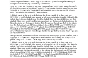 Công văn  533/BTC-QLCS  vướng mắc tiền thuê đất