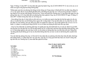 Công văn 90/UBND-VP tăng cường công tác quản lý các cơ sở mầm non ngoài công lập