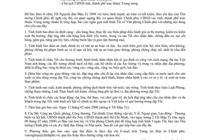 Công văn 454/VPCP-TH tổng hợp tình hình báo cáo Tết Nguyên đán Mậu Tý 2008