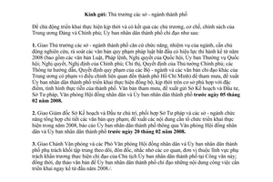Công văn  468/UBND-THKH tập trung rà soát văn bản quy phạm pháp luật có hiệu lực thi hành kể từ 2008