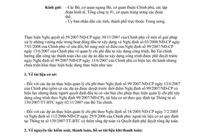 Công văn  1223/BTC-ĐT hướng dẫn bổ sung thanh toán vốn đầu tư theo NĐ 03/2008/NĐ-CP