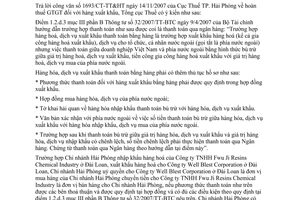 Công văn  686/TCT-CS  hoàn thuế giá trị gia tăng đối với hàng xuất khẩu