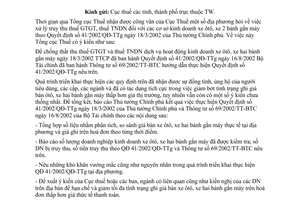 Công văn  685/TCT-CS  xử lý cơ sở kinh doanh xe ôtô, xe hai bánh gắn máy theo QĐ  41/2002/QĐ-TTg