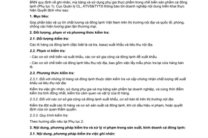 Công văn 272/CLTY-CL hướng dẫn Quyết định 01/2008/QĐ-BNN ghi nhãn, mạ băng sử dụng phụ gia thực phẩm trong chế biến sản phẩm cá đông lạnh