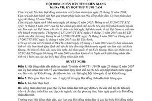 Nghị quyết 08/2008/NQ-HĐND chế độ chi tiêu đón tiếp khách nước ngoài