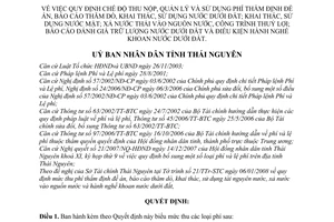 Quyết định 03/2008/QĐ-UBND chế độ thu nộp, quản lý và sử dụng phí