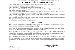 Quyết định 04/2008/QĐ-UBND quy định quản lý và sử dụng tạm thời vỉa hè ngoài mục đích giao thông trên các tuyến đường thuộc địa thuộc Đà Nẵng