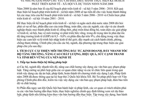 Nghị quyết 02/2008/NQ-CP những giải pháp chủ yếu chỉ đạo, điều hành thực hiện kế hoạch phát triển kinh tế - xã hội và dự toán ngân sách nhà nước
