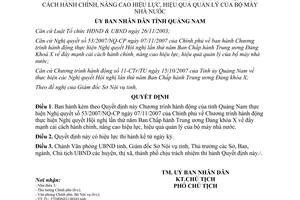 Quyết định 137/QĐ-UBND năm 2008 Chương trình hành động thực hiện Nghị quyết