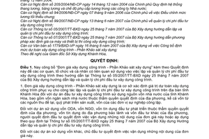 Quyết định 85/QĐ-UBND công bố Đơn giá xây dựng công trình - Phần Khảo sát