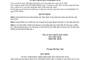 Quyết định 03/2008/QĐ-UBND dạy thêm học thêm