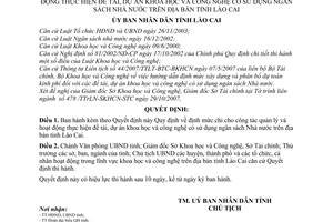 Quyết định 04/2008/QĐ-UBND quy định định mức chi cho công tác quản lý và hoạt động thực hiện đề tài, dự án khoa học và công nghệ