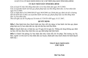 Quyết định 01/2008/QĐ-UBND Quy chế xây dựng và ban hành văn bản quy phạm pháp