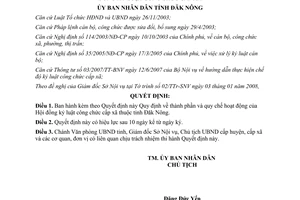 Quyết định 02/2008/QĐ-UBND quy chế hoạt động Hội đồng kỷ luật công chức xã Đắk Nông